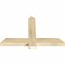 Ekena Millwork Eugene Rough Sawn Timber Gable Bracket, Douglas Fir, 36"W x 23"H x 2"D x 4"F, 15/12 Pitch GBW036X23X0204EUG00RDF - alternate 2